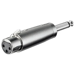 Default Oem XLR Female to 6.35mm Mono Male Adapter