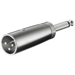 Audio Adapter Oem XLR Male to 6.35mm Mono Male