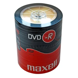 DVD-R Maxell 4.7GB/120min, 16x speed, spindle pack 100τμχ