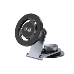 Βάση Στήριξης Κινητού Xo C147 Μεταλλική Φορτιστής Ταμπλό Αυροκινητου, Μαύρος