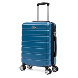 Anda Seat Βαλίτσα Ταξιδιού Καμπίνας LG2 55x40x20 cm Petrol Blue με TSA και Επεκτάσιμη
