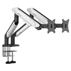 Βάση Monitor Anda Seat ARM / A9-2S Black- White Dual, Weight Capacity (per Screen): 2-15kg
