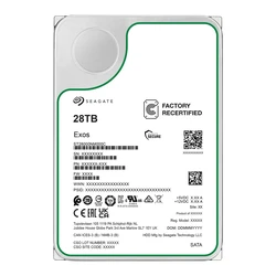 Seagate Exos 28 TB ST28000NM000C-REC Ανακυκλωμένος (Recertified) 3.5" SATA 6Gb/s Εσωτερικός Σκληρός Δίσκος