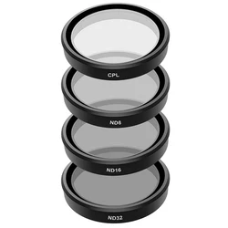 Φίλτρα Action Cameras Telesin set CPL/ND8/ND16/ND32 for DJI Action 3 / 4