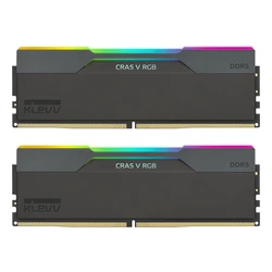 KLEVV CRAS V RGB Obsidian Black - 32 GB (2 x 16 GB Kit) - DDR5 6400 UDIMM CL32
