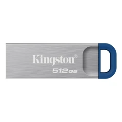 Kingston DataTraveler Kyson G2 512GB USB 3.2 Gen 1 μεταλλικό USB flash drive (ασημί/μπλε) - DTKNG2/512GB