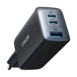 Anker Φορτιστής Τοίχου Nano 65W 2xUSB-C, 1xUSB-A Γκρι (A2667G12)