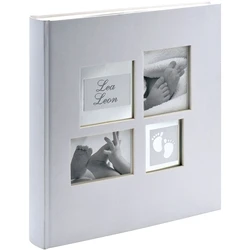 Walther Design Little Foot Children's Photo Album Silver 28 x 30.5 cm (UK-172)