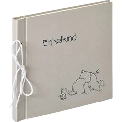 Walther UE-134 'Unser Enkelkind' Photo Album 28x25 cm, 50 White Pages, Grey