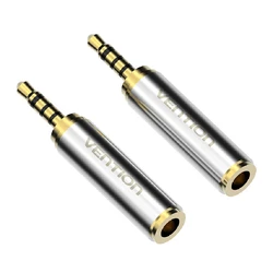 Αντάπτορας Ήχου Vention VAB-S02, 3.5mm (female) to mini jack 2.5mm (male), (gold)