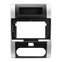 VenCore 3550-0223S - 10.1" Fascia with Wiring & CANbus Box for Nissan X-Trail 2007-2013 (Silver)