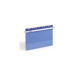 DURABLE Einhänge-Sichthefter Economy A4, blue (transparent front cover)