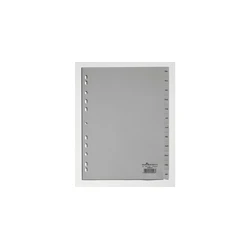 DURABLE Monthly index A4 Dez.-Jan. 12-part, grey