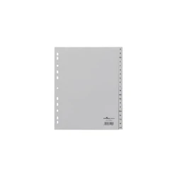 DURABLE Ευρετήριο A–Z A4 20 τεμ., υπερπλάσιο, γκρι (MPN: 652010)