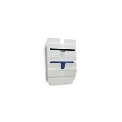 Durable Θήκη Περιοδικών Αρχείου Πλαστική Λευκή 52x10x34εκ.