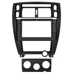 VenCore 3550-0712B - 10.1" Fascia with Wiring & CANbus Box for Hyundai Tucson 2004-2010 – Black