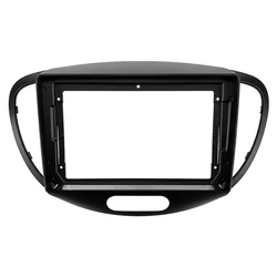 VenCore 3550-0551B - 9" Fascia Panel with Wiring & CANbus Box for Hyundai i10 (2008-2014) - Black