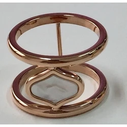 Γυναικείο Δαχτυλίδι Folli Follie 2R19T002Ri-52 (52) από Ατσάλι Pink