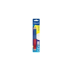 Pelikan Red & Blue Bicolor Pencil, Triangular Thick, FSC, 2 pcs Blister