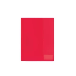 HERMA A4 Translucent Red Plastic Folder (Schnellhefter) - 3 pcs