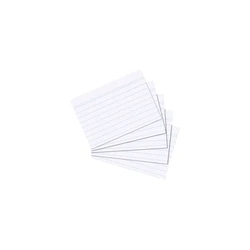 Herlitz A6 Ruled Index Cards (White) – 100 Pack