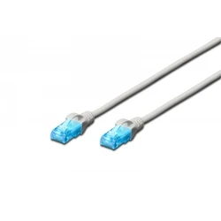 Καλώδιο Δικτύου Digitus U/Utp Cat.5e Pvc 0.25m Gray