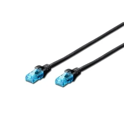 Καλώδιο Δικτύου Digitus RJ45/RJ45 U/UTP kat. 5e 5,0m AWG 26/7 PVC Black
