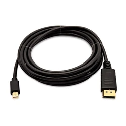 Καλώδιο DisplayPort Mini σε DisplayPort V7 V7MDP2DP-03M-BLK-1E Μαύρο