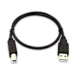 Καλώδιο USB A σε USB B V7 V7USB2AB-50C-1E Μαύρο