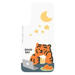 Samsung Galaxy S22 GP-TOU021HOSOW to Frame Cover Case Muzik Tiger white