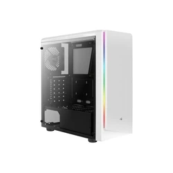 Aerocool Rift Midi Tower Κουτί Η/Υ με Πλαϊνό Παράθυρο & RGB Φωτισμό - Λευκό