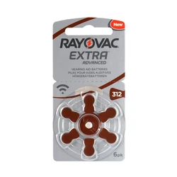 RAYOVAC μπαταρίες ακουστικών βαρηκοΐας 312MF mercury free 1.4V 6τμχ