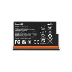 Μπαταρία Action Cameras Insta360 X5 Ultra - Upgraded 2800mAh capacity for an ultra-long run time.