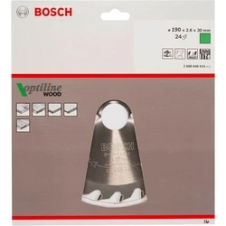 Bosch Δίσκος Κυκλικού Πριονιού OP WO H 190x30-24