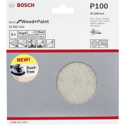 Bosch Γυαλόχαρτο Στρογγυλό 150 mm K100, 5 τεμάχια