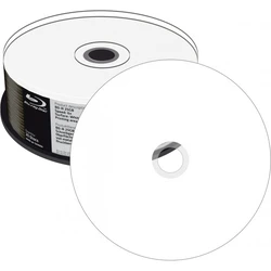 BD-R MediaRange 25GB 6x fully printable 25pcs Cakebox