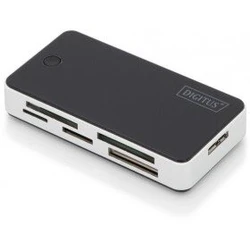 Card Reader Digitus USB 3.0, Black/Silver
