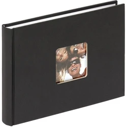 Walther Fun Photo Album 40 Pages Black with Tissue Interleaves 22x16 cm