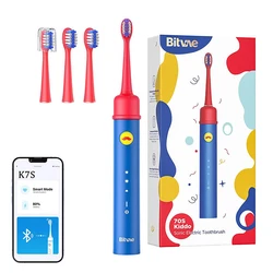 Ηλεκτρική Οδοντόβουρτσα with app for kids, tips set Bitvae BVK7S (blue)