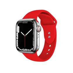 Band Crong Liquid Apple Watch 4/5/6/7/SE/8/9/Ultra 44/45/49mm (red)