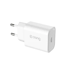 Crong USB-C Travel Charger USB-C Power Delivery 20W (white)