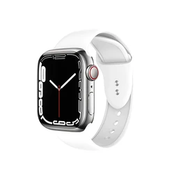 Belt Crong Liquid Apple Watch 4/5/6/7/SE/8/9/10 40/41/42mm (white)