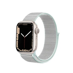Belt Crong Nylon Apple Watch 4/5/6/7/SE/8/9/10 40/41/42mm (Pastel Grey)