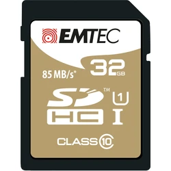 Κάρτα Μνήμης SDHC 32GB Emtec (CLASS10) Gold