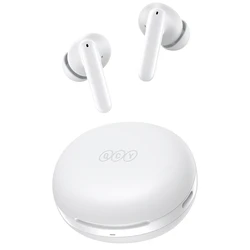 Bluetooth Handsfree Qcy T13 ANC 2 White - TWS 28dB active noise canceling 10mm drivers, BT 5.3 30 hours