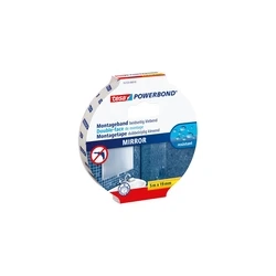tesa Powerbond Αυτοκόλλητη Ταινία Στήριξης Καθρέφτη 5 m x 19 mm
