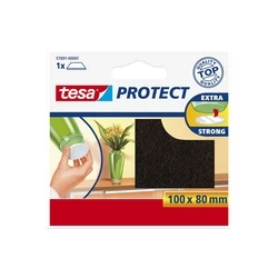 tesa Protect Φελτ γλίτερ (ορθογώνιο) 100 x 80 mm καφέ