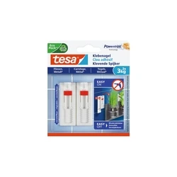 tesa Klebenagel ρυθμιζόμενος για πλακάκια & μέταλλο έως 3 kg, 2 τεμ.