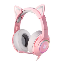 Headset Gaming ONIKUMA K9 Pink RGB