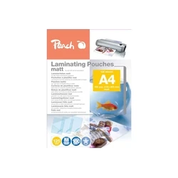 Peach Ζελατίνες Πλαστικοποίησης Ματ A4 125 microns 100τμχ